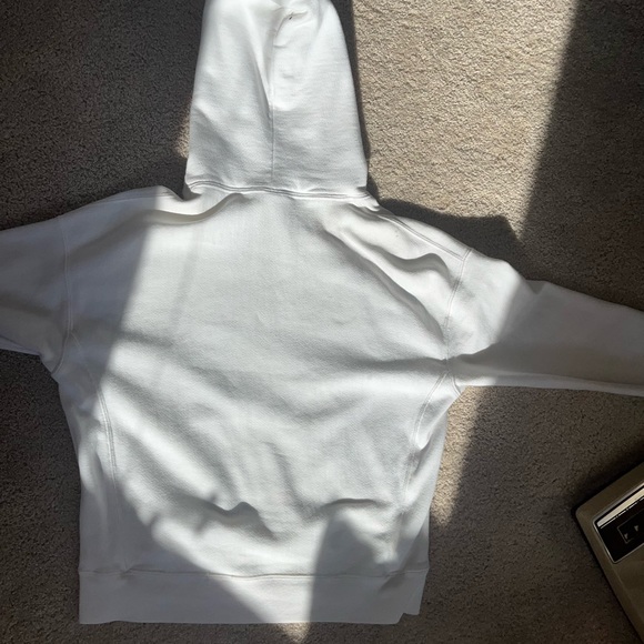 White champions hoodie, Kids medium (fits small/medium womens ) - Picture 3 of 7